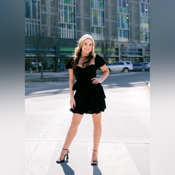 PrettyLittleThing black dress - Picture 2 of 2